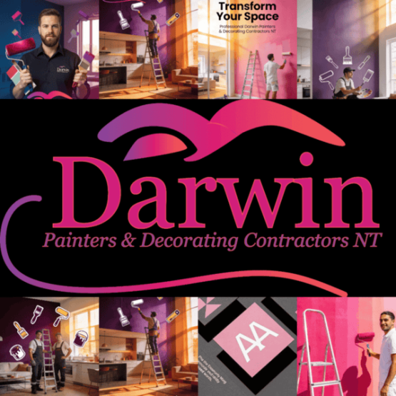 Darwin Painters & Decorating Contractors NT Collage Holding Painter Darwin Colour icon